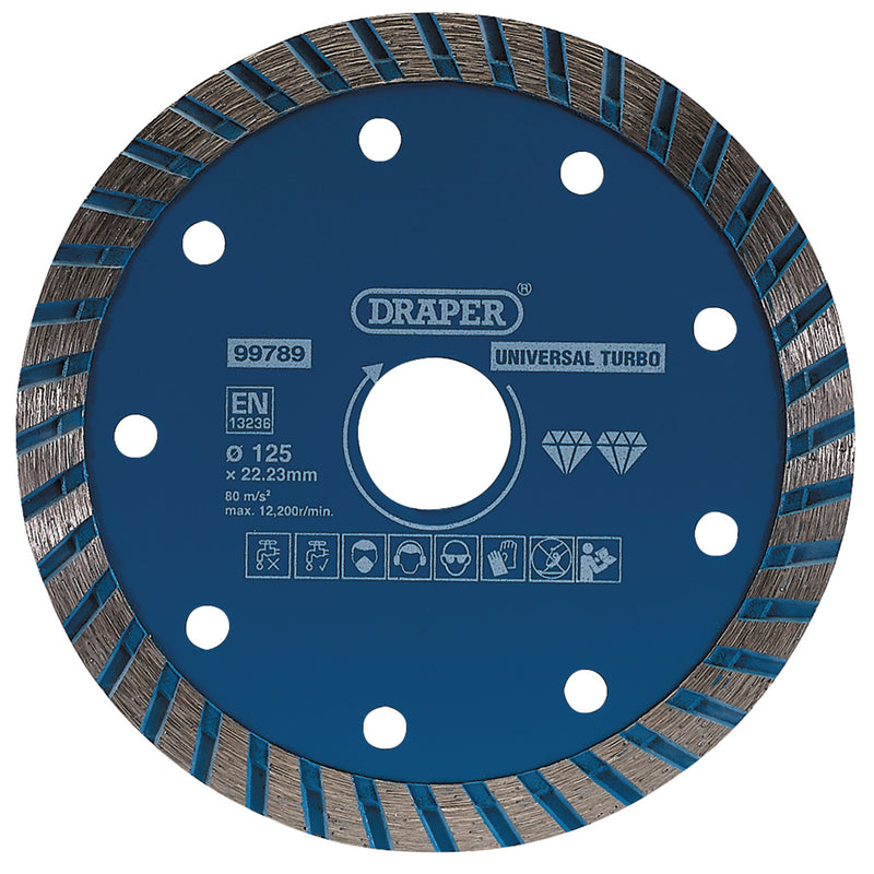 DR-99789 — Turbo Diamond Blade, 125mm