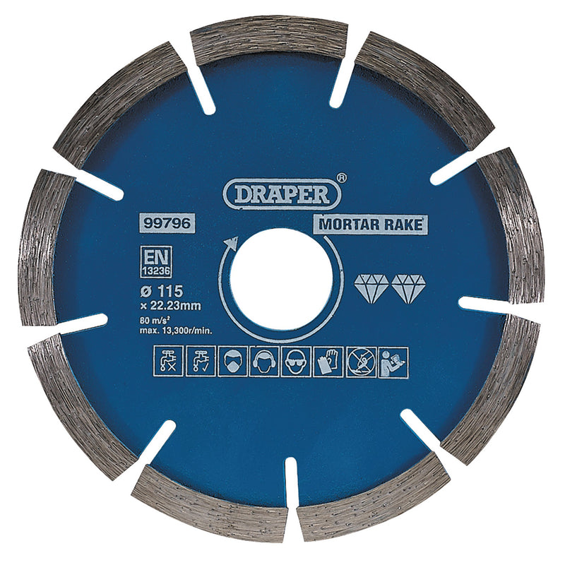 DR-99796 — Mortar Raking Diamond Blade, 115mm