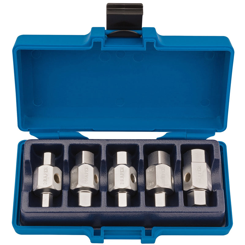Draper Drain Plug Key Set (5 Piece) - DR-56627 - Draper - Trade Counter Direct