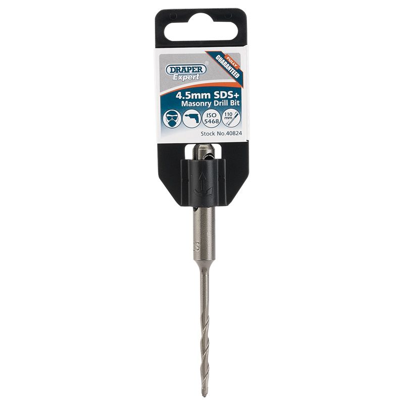Draper DSDS/PB SDS+ Masonry Drill Bit, 4.5 x 110mm - (40824) - DR-40824 - Draper - Trade Counter Direct
