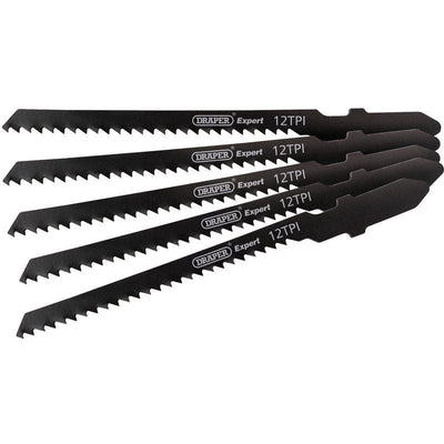 Draper DT119BO DT119BO Jigsaw Blades, 83mm (5 Piece) - (81723) - DR-81723 - Draper - Trade Counter Direct