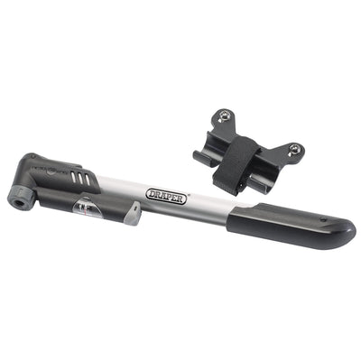 Draper Dual Connector Bicycle Hand Pump - DR-57379 - Draper - Trade Counter Direct