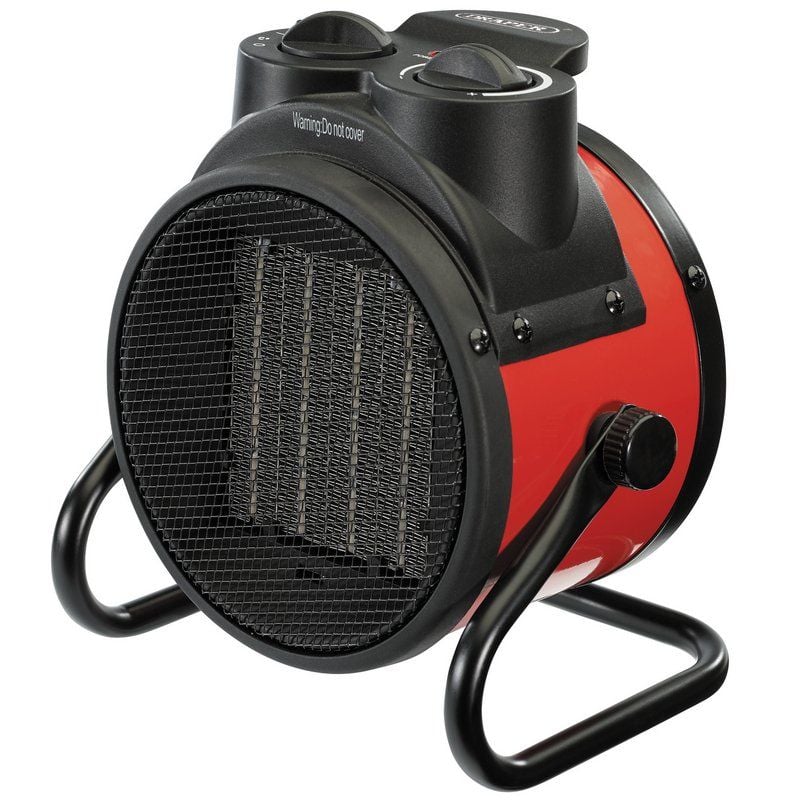 Draper ESH2000PTC PTC Electric Space Heater, 6,800 BTU/2 kW - (92967) - DR-92967 - Draper - Trade Counter Direct