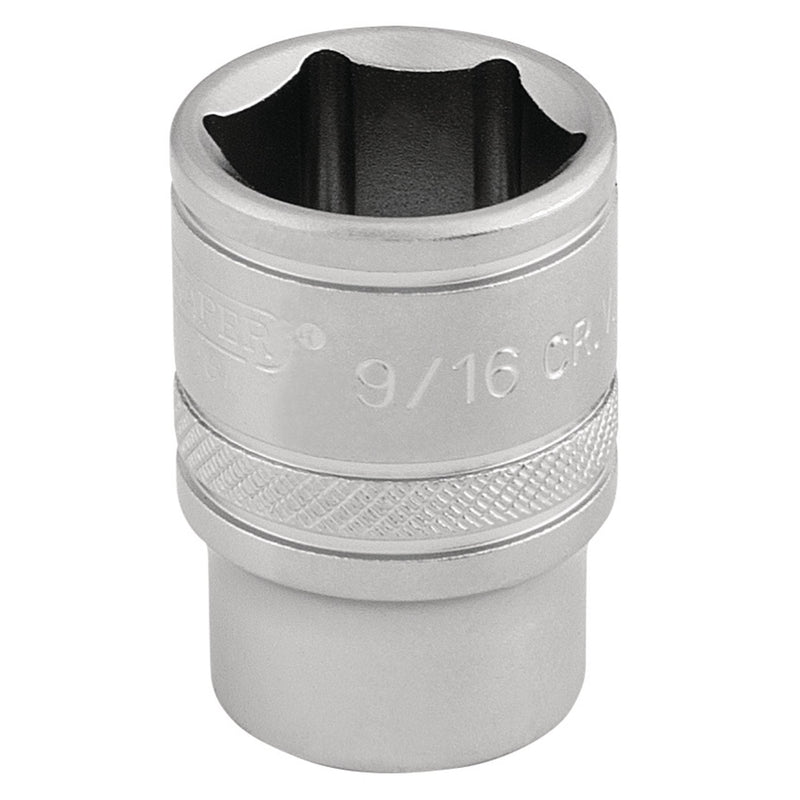Draper Expert 6 Point Imperial Socket, 3/8" Sq. Dr. - DR-16571 - Draper - Trade Counter Direct