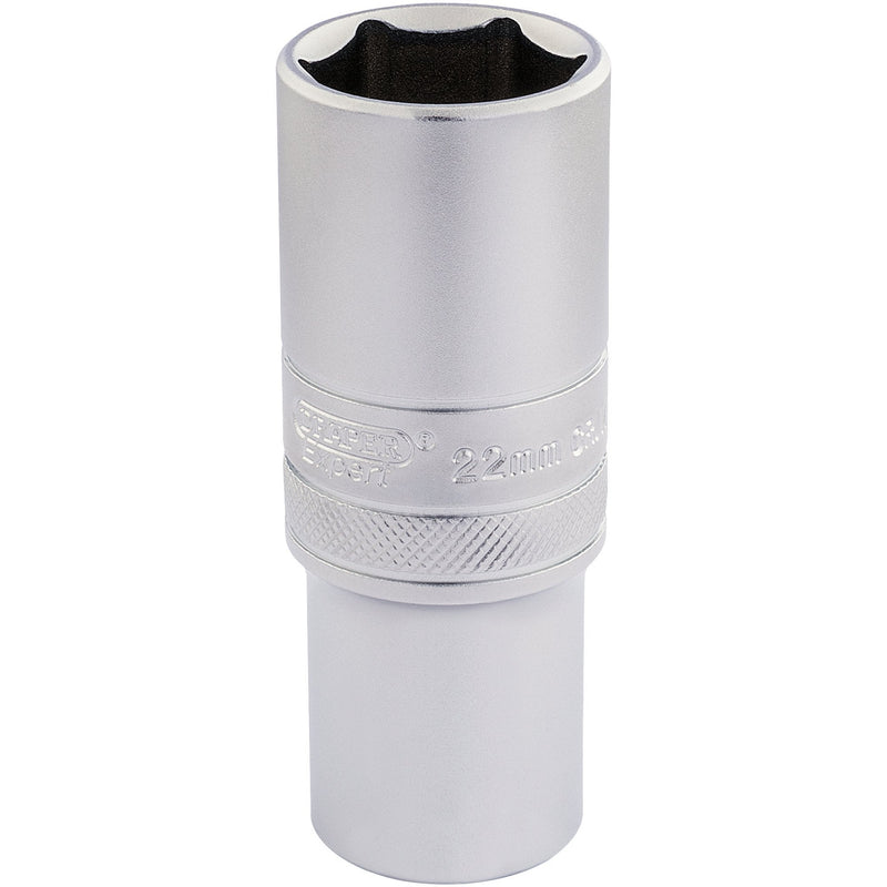 Draper Expert 6 Point Metric Deep Socket, 1/2" Sq. Dr. - DR-16654 - Draper - Trade Counter Direct