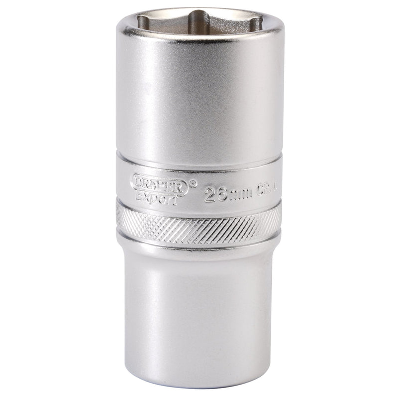 Draper Expert 6 Point Metric Deep Socket, 1/2" Sq. Dr. - DR-16656 - Draper - Trade Counter Direct