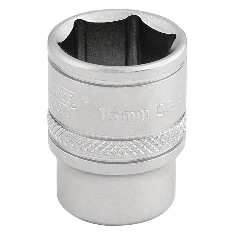 Draper Expert 6 Point Metric Socket, 3/8" Sq. Dr. - DR-16542 - Draper - Trade Counter Direct
