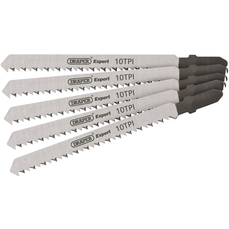 Draper Expert DT101B Jigsaw Blade Set, 100mm (5 Piece) - DR-81716 - Draper - Trade Counter Direct