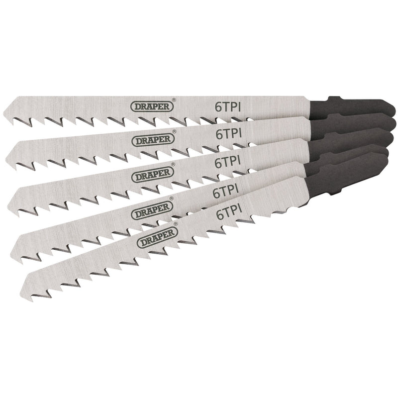 Draper Expert DT101D Jigsaw Blade Set, 100mm (5 Piece) - DR-81719 - Draper - Trade Counter Direct