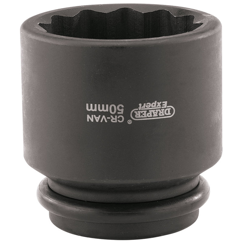 Draper Expert Hub Nut Impact Socket, 3/4" Sq. Dr., 50mm - DR-33319 - Draper - Trade Counter Direct