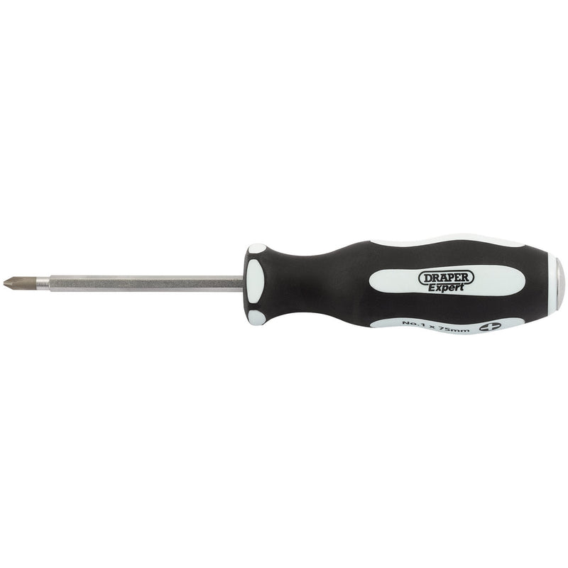 Draper Expert 'Pound Thru' Cross Slot Soft Grip Screwdriver - DR-35210 - Draper - Trade Counter Direct