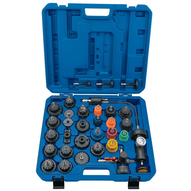 Draper Expert Radiator and Cap Pressure Test Kit (32 Piece) - DR-23420 - Draper - Trade Counter Direct