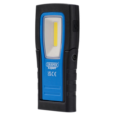 Draper Expert SMD/COB LED USB Rechargeable Ultra-Thin Inspection Light, 4W, 400 Lumens, USB-C Cable Supplied - DR-31102 - Draper - Trade Counter Direct