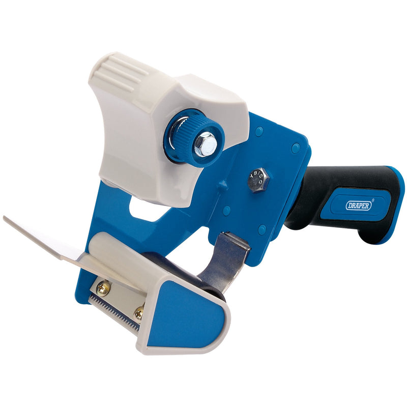 Draper Expert Soft Grip Hand-Held Security Packing Tape Dispenser, 50mm - DR-19237 - Draper - Trade Counter Direct