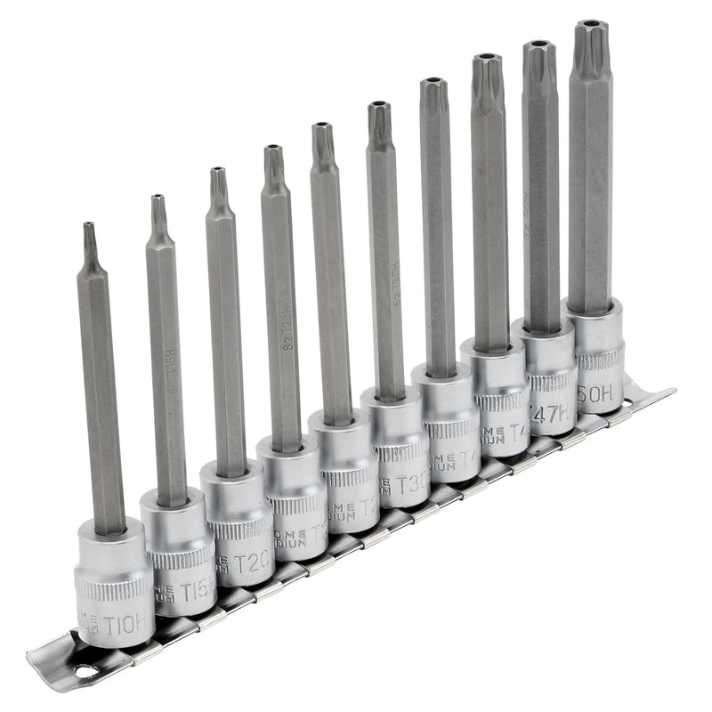 Draper Expert TX-STAR® Security Socket Bit Set, 3/8" Sq. Dr. (10 Piece) - DR-16333 - Draper - Trade Counter Direct