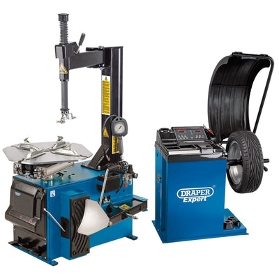 Draper Expert Tyre Changer and Wheel Balancer Kit - DR-16235 - Draper - Trade Counter Direct
