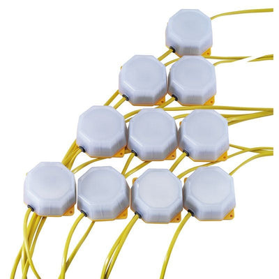 Draper FLS10/10 SMD LED Festoon String Lights, 4W, 3,800 Lumens, 22m (Set of 10) - (90094) - DR-90094 - Draper - Trade Counter Direct