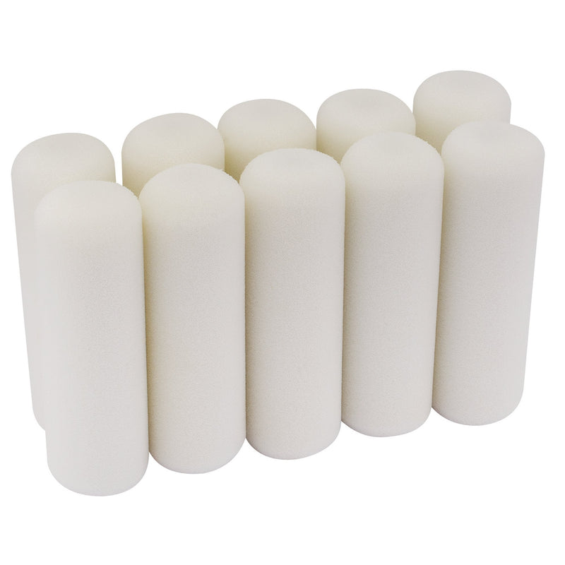 Draper Foam Paint Roller Sleeves, 100mm (Pack of 10) - DR-82553 - Draper - Trade Counter Direct