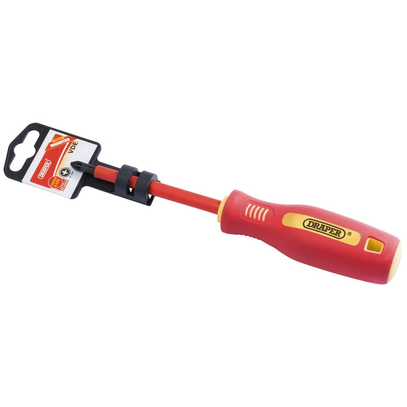 Draper Fully Insulated Soft Grip PZ TYPE Screwdriver - DR-46534 - Draper - Trade Counter Direct
