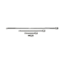 Draper H - EXT/B/4 Extension Bar Set, 1/2" Sq. Dr., Polished Chrome (4 Piece) - (16769) - DR-16769 - Draper - Trade Counter Direct