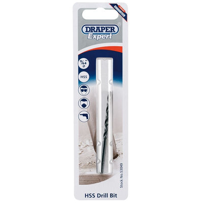 Draper H29PS/B HSS Drill Bit, 9/64" - (53049) - DR-53049 - Draper - Trade Counter Direct