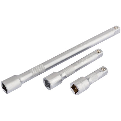 Draper HD - EXT/3 Extension Bar Set, 1/2" Sq. Dr. (3 Piece) - (16426) - DR-16426 - Draper - Trade Counter Direct