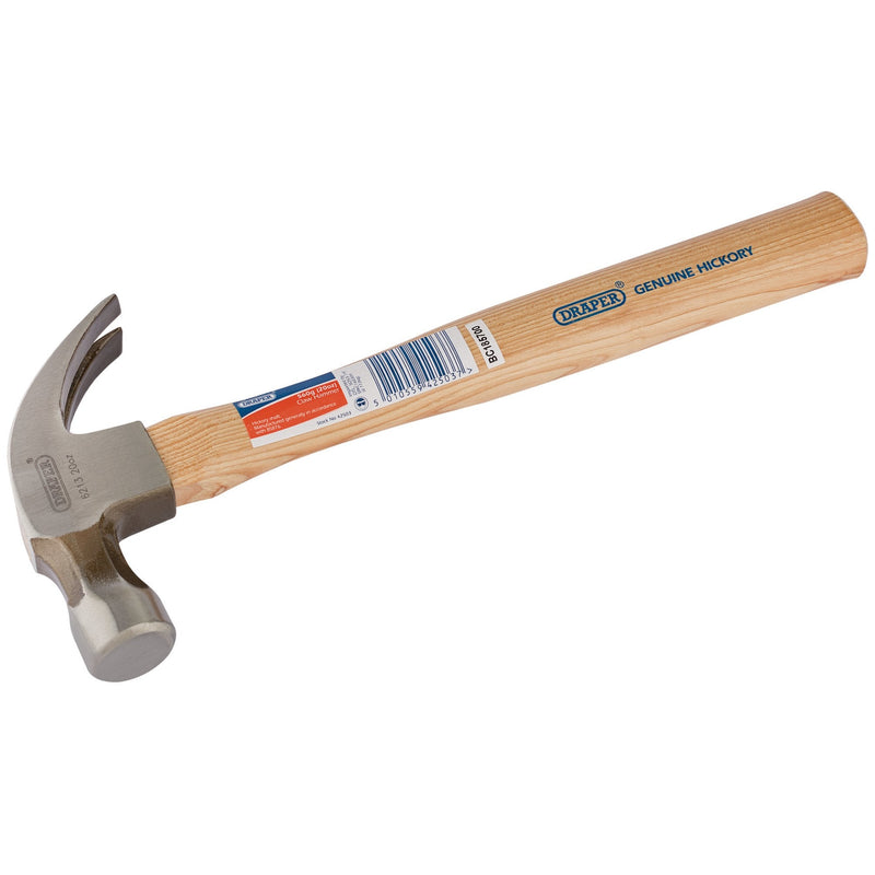 Draper Hickory Shaft Claw Hammer - DR-42503 - Draper - Trade Counter Direct
