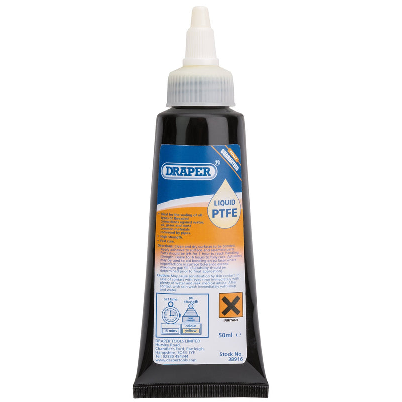 Draper Liquid PTFE, 50ml - DR-38916 - Draper - Trade Counter Direct