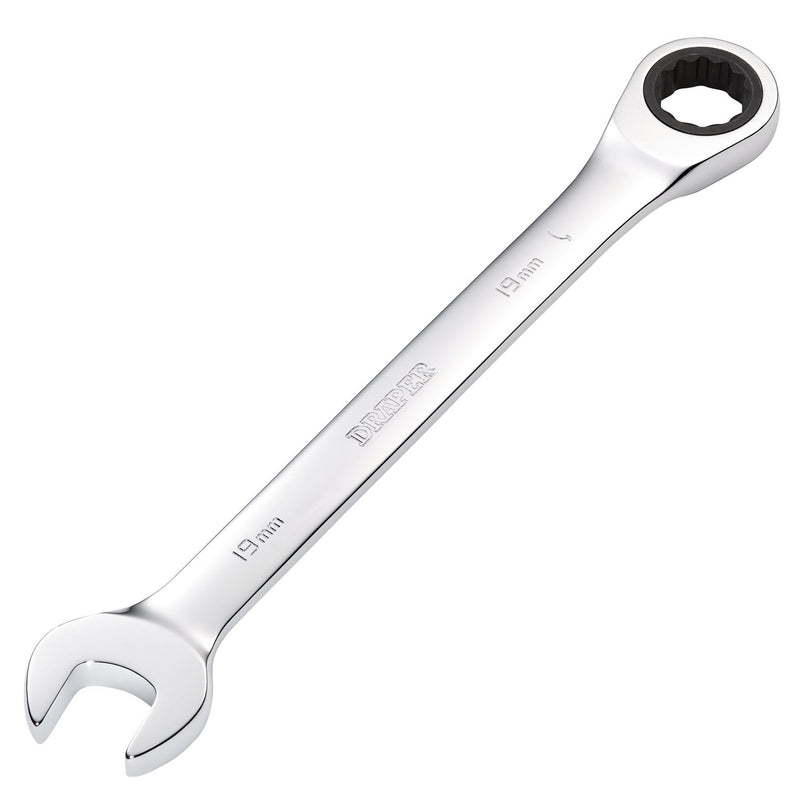 Draper Metric Ratcheting Combination Spanner - DR-31018 - Draper - Trade Counter Direct