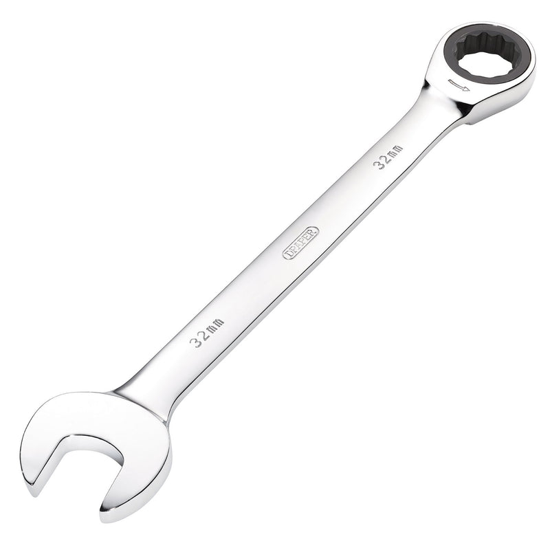 Draper Metric Ratcheting Combination Spanner - DR-31027 - Draper - Trade Counter Direct