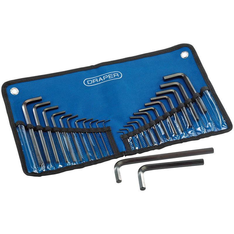 Draper Metric/Imperial Combined Hex. Key Set (25 Piece) - DR-33892 - Draper - Trade Counter Direct