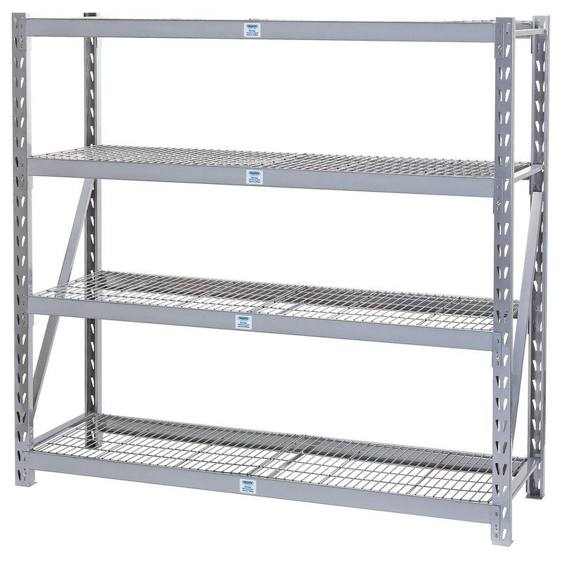 Draper MSUHD195/PRO Expert Heavy Duty Steel 4 Shelving Unit, 1959 x 610 x 1830mm - (05227) - DR-05227 - Draper - Trade Counter Direct