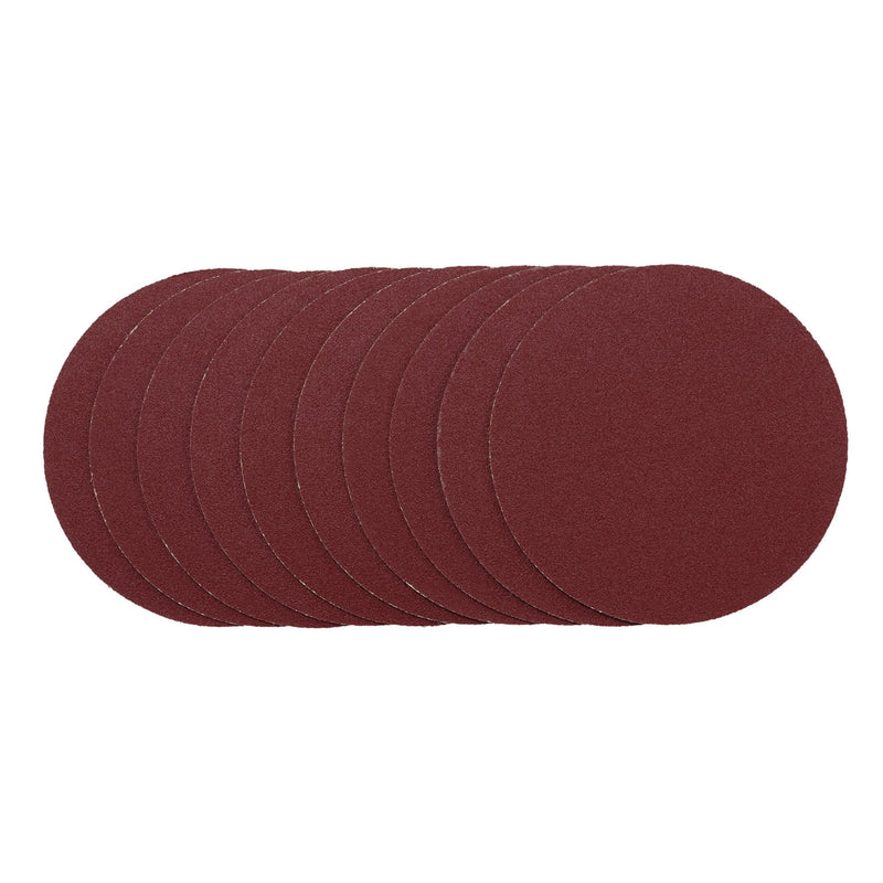 Sanding Discs, 125mm, Hook & Loop, 120G (Pack of 10)