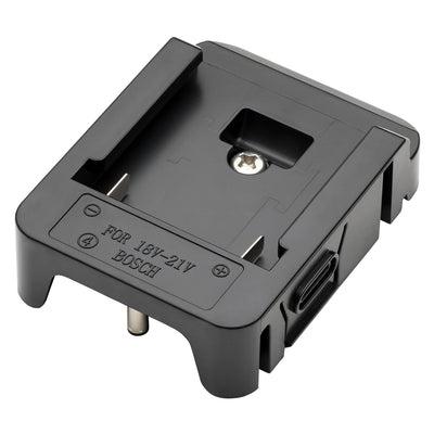 24W AC/DC Hybrid Work Light Power Tool Battery Adaptor Compatible with Bosch® for Stock No. 04673