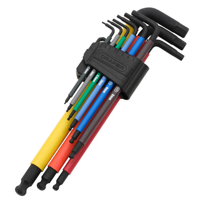 Extra-Long Arm Hex Key Set (9 Piece)