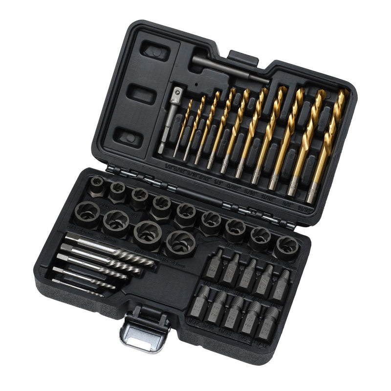 Bolt Nut Stud Screw Extractor Set (40 Piece)