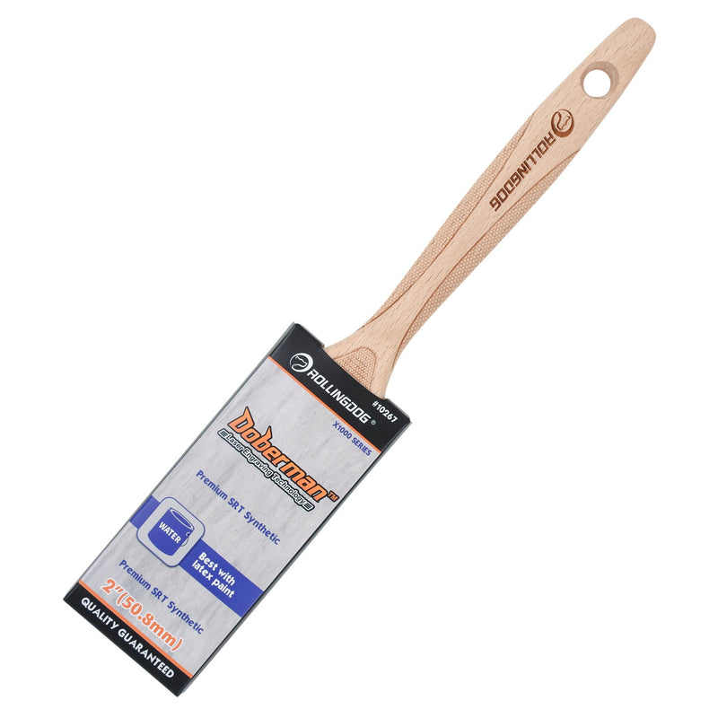 ROLLINGDOG DOBERMAN™ X1000 Series Flat Paint Brush, 2"