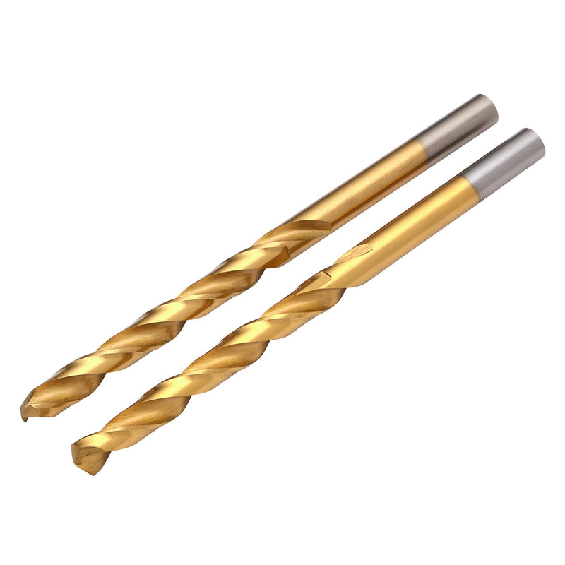 HSS Titanium Nitride Coated Drill Bit, 5.5 x 93mm (Pack of 2)