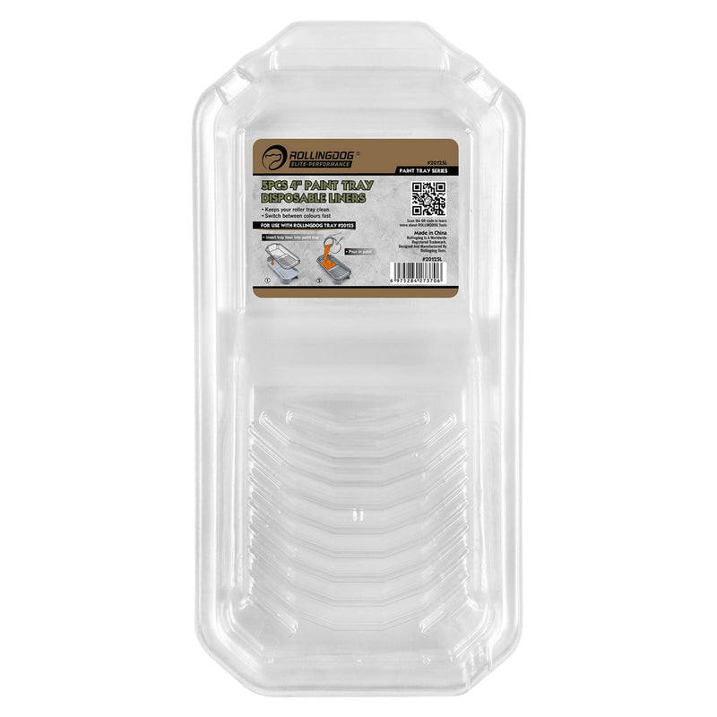 ROLLINGDOG Paint Tray Liners, 4"/100mm (Pack of 5)