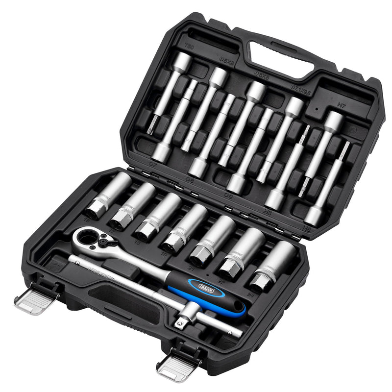 Shock Absorber Strut Nut Kit, 1/2" Sq. Dr. (19 Piece)