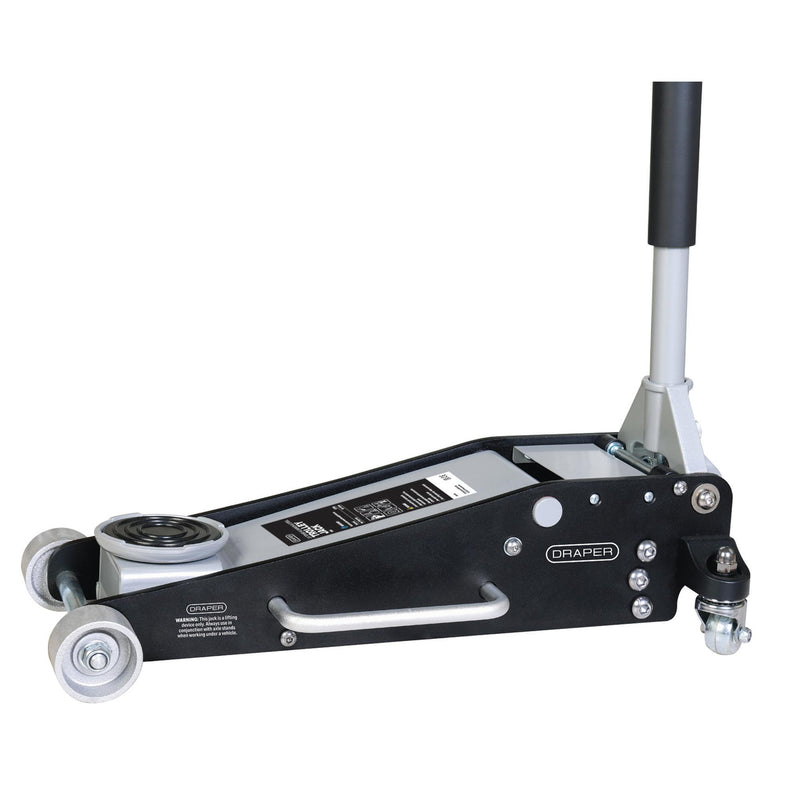 Aluminium and Steel Racing Trolley Jack, 2.5 Tonne