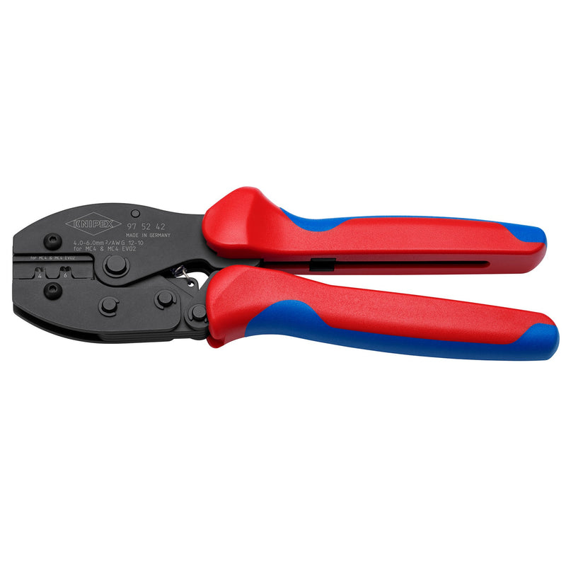 KNIPEX 97 52 42 SB PreciForce® Crimping Pliers for MC4/MC4 EVO, 220mm