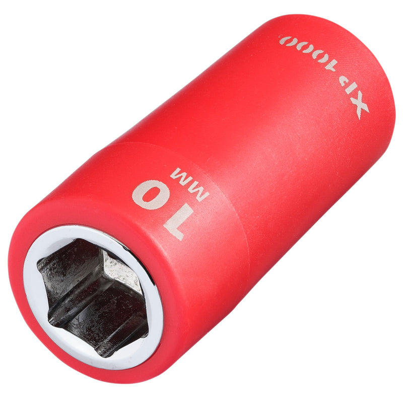 XP1000® VDE Socket, 1/4" Sq. Dr., 10mm