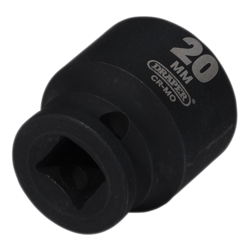 Draper Hi-TORQ® Impact Socket, 3/8" Sq. Dr., 20mm