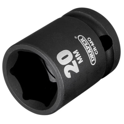 Draper Hi-TORQ® Impact Socket, 1/2" Sq. Dr., 20mm
