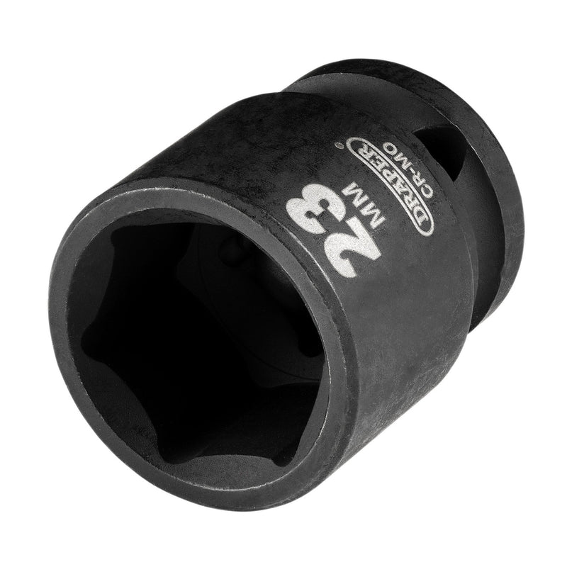 Draper HI-TORQ® Metric Impact Socket, 1/2" Sq. Dr., 23mm