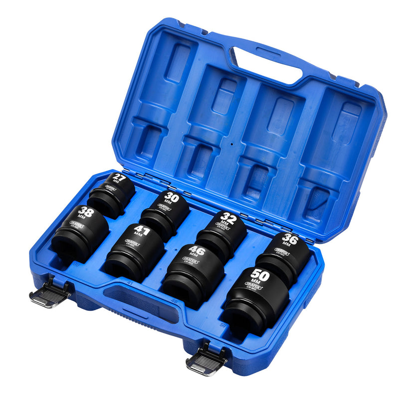 Draper HI-TORQ® Metric Impact Socket Set, 1" Sq. Dr. (8 Piece)