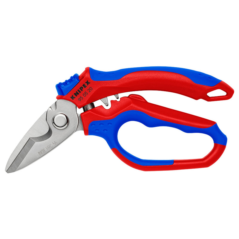 KNIPEX 95 05 20 SB Angled Electricians' Shears, 160mm