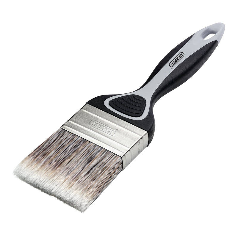 Flat Paint Brush with Soft Grip, 65mm