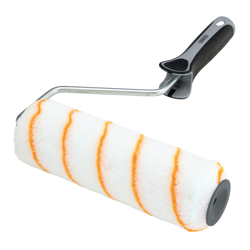 Medium Pile Polyester Paint Roller with Soft Grip Handle, 9"/230mm
